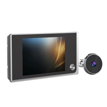 Eletrônico Campainha de 3,5 Polegadas LCD, Câmera Digital De 130 Graus Visual Foto Monitor Digital da Porta do Visualizador de Monitoramento SP99