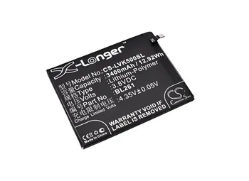 CS 3400mAh / 12.92 Wh bateria para Lenovo A7020a48, K5 Nota, K52t38, Limão K5 Nota Dual SIM TD-LTE BL261