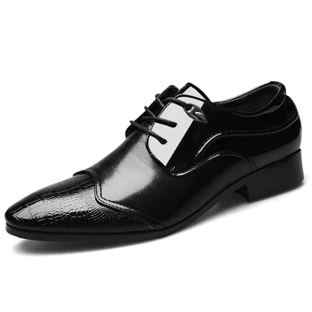 2022 Homens Formal Sapatos de Banquetes e de Vestido de Casamento Sapatos de Zapatos De Vestir Hombre Sapatos de Couro para Homens Sapatos Formais Masculinos