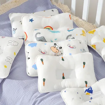 Bebê de Enfermagem Travesseiro Dinossauro do desenho animado Infantil Almofadas Respiráveis Cabeça do Bebê Protetor de Recém-nascidos Almofada de Viagem do Bebê de Anti-roll Travesseiro