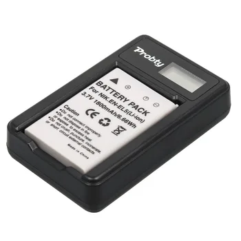 Probty 1pcs EN-EL5 ENEL5 Bateria + LCD USB Carregador Para Nikon P90 P100 P500 P510 P520 P3 P4 de p5000 P5100 P6000 P80 S10 4200 5200