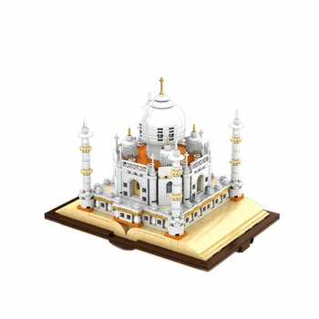 Novos Blocos De Construção Do Taj Mahal Mundialmente Famosa Arquitetura De Micro Modelo Índia Blocos De Construção De Cidade Criativa Modelo De Presente Para As Crianças