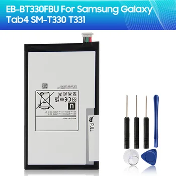 Bateria de substituição EB-BT330FBE EB-BT330FBU EB-BT330FBC para Samsung GALAXY Tab4 SM-T330 SM-T331 T331 Samsung Tablet 4450mAh