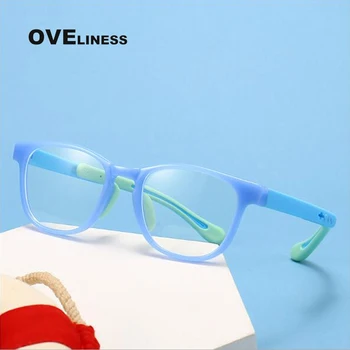 Óptica Crianças óculos de moldura para o menino menina criança TR90 de óculos com armações de Miopia Prescrição de óculos óculos Óculos 2021