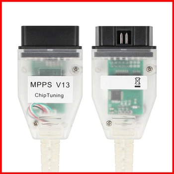 OBD2 MPPS V13.02 Scanner de Diagnóstico de Cabo de Instrumento de Carro Programação do ECU Cabo Adaptador de Conector de Cabo de Verificação de Ferramenta de Teste