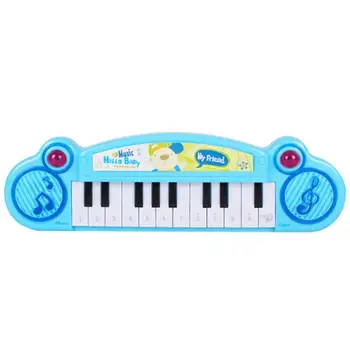 Teclado De Piano Para Crianças De 12 Tecla De Piano De Brinquedo Multifuncional Portátil Piano De Brinquedo Para Crianças De Piano Elétrico Instrumentos Musicais De Brinquedo Para Os Meninos