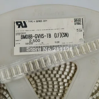 10PCS/LOT Original BM08B-GVHS-TB(LF)(SN) Conector de Envolta Cabeçalho HDR 8 POS 1,25 mm Solda ST Entrada Superior SMD T/R