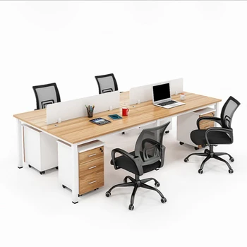 Mobiliário de escritório pessoal único cartão posição de mesa de escritório e cadeira combinação mesa de computador a posição de pessoal