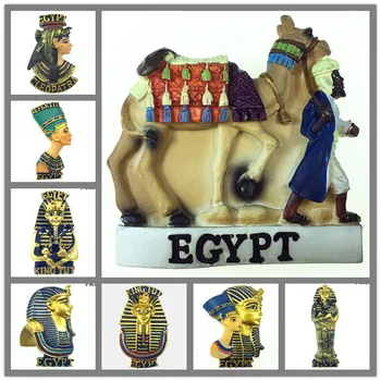 Egito 3D sentimento Amoroso Imãs de Geladeira, Refrigerador Magnético Artigos de Decoração Artesanato