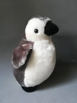 cartoon pinguim de pelúcia cerca de 24cm de cinza penguin macio boneca brinquedo de criança presente de aniversário h0984