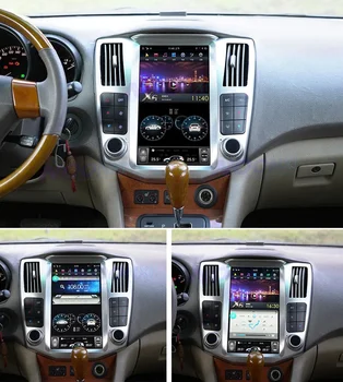 Por Lexus RX300 RX330 RX350 RX400h 8G 128G Android11 Player Multimídia GPS de Navegação auto-Rádio Estéreo Carplay 2 DIN Unidade de Cabeça