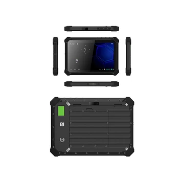 Android Industrial Tablet 10inch Robusto Scanner de código de Barras impressão digital NFC, Rfid, GPS ÇÃO de 64GB sem ventoinha, Mini-Computador da área de Trabalho Pda