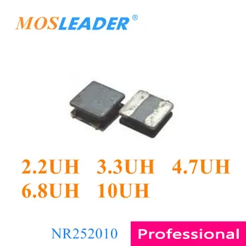 Mosleader 1000pcs NR252010 2.2 UH 3.3 UH 4.7 UH 6.8 UH 10UH 2.5*2*1.0 2R2 3R3 4R7 6R8 100 Made in China de Alta qualidade indutores