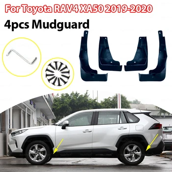 Mud Flaps para Toyota RAV4 XA50 50 2019~2020 RAV 4 Mudflaps resguardo de Lama Aba Frontal, pára-lamas Traseiros Fender