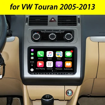 9 polegadas de Tela Estéreo Unidade de Cabeça Para VW touran 2005-2013 de Navegação Autoradio 2 Din Android de 10 2din auto-Rádio, GPS, Leitor Multimídia