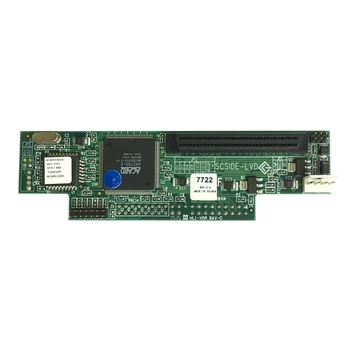 Original AEC-7722 IDE SCSI 68 pinos IDE SCSI LVD Ponte de Placa de Adaptador de IDE Para 68 pinos de Armazenamento SCSI Controlador de Adaptador de Cartão