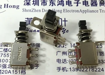 Hong Kong comax auto-interruptor de bloqueio ps-12e85-g13 de alimentação interruptor de pressão 3 threading furo pino com um furo de fixação