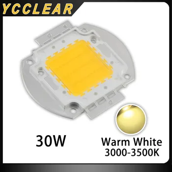 30W Contas de Luz Branco Quente 2500-3500K 30-34V 900mA 45mil 30mil Chip de LED Para DIY Emissor de luz do Floodlight do Spotlight