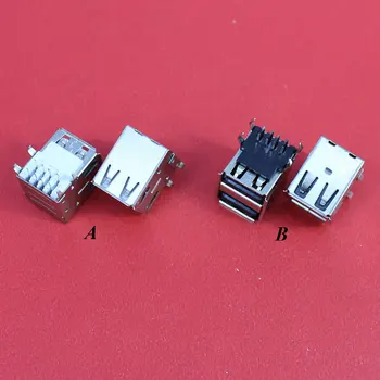 ChengHaoRan 1Piece Duplo USB 2.0 de 8 Pinos Tipo Fêmea Conector do Cabo do Adaptador de Soquete para DIY