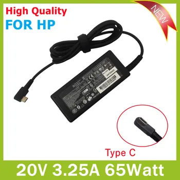 Adaptador AC 65W 45W Tipo C USB C Carregador do Portátil para HP Chromebook 14 13 14 11 11A G6 G7 G8 EE Espectro X360 14-CA000 11-AE000