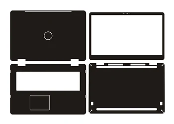 KH Etiqueta Laptop Pele Decalque de fibra de Carbono Capa Protetor para Dell Inspiron 17 7779 17.3