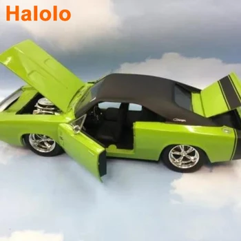 1:24 Fast & Furious 1970 DODGE CHARGER RT Simulação de Alta Fundido Carro Liga de Metal Modelo de Carro de Brinquedos Para Crianças de Presente Coleção