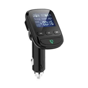 Carro de Mãos Livres Bluetooth MP3 Player Transmissor FM Carro sem Fio MP3, Carregador de Carro BT06