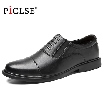 Plus Size 47 Natural do Couro Genuíno sapatos Oxford Para Homens Sapatos de Negócios Formal office Sapatos Mocassins Homens Sapatos