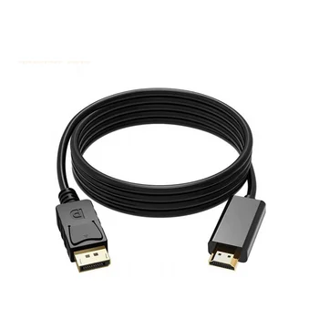 12Pcs/monte DisplayPort para HDMI compatível com o Cabo de 1,8 M tela de 1080P Porta de DP para HDMI compatível com o Cabo para computador Portátil para Projetores