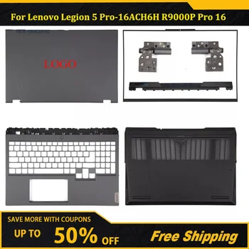 Novo Para a Lenovo Legião De 5 Pro-16ACH6H R9000P Pro 16 Tampa Traseira do LCD painel Frontal Dobradiças Palrmest Laptop Inferior Caso 5CB1C09078
