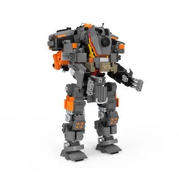 MOC-39614 Titanfall 2 Kane Queimar Titan Bloco de Construção de Kit Filme Robô com Tijolos de Construção de Brinquedos de Presente para Aniversários de Crianças Meninos