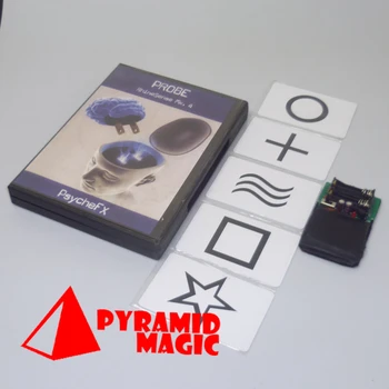 O Transporte Livre! Sonda RhineSense Mk. 4 (ESP versão de cartão + DVD),cartão de magia,moda,acessórios mentalismo,truque de Mágica,de alta qualidade