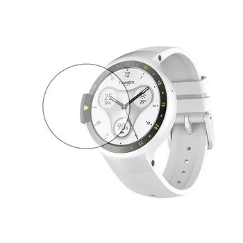 Vidro temperado Película Protetora HD Ultra Claro, Guarda Tic Smart Watch Ticwatch S Temperado Tela de Exibição do Protetor de Tampa