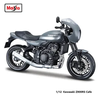 Maisto 1:12 Kawasaki Ninja Z900RS Café cinza Motociclo Clássico da Marca Autêntica Licenciado Fundição Modelo Colecionável Brinquedo de Presente