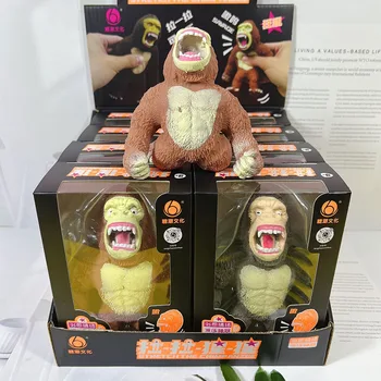 Goo Jits Super-Herói Maxi Baba Orangotango Squeeze Molinho Crescente Anti Stress Brinquedos, Estatuetas Colecionáveis Macio Bonecas Meninos Dom Crianças