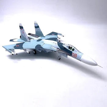 Escala De 1:100 Su 27 Flanker Lutador Rússia Força Aérea Simulação Estática De Produtos De Aeronaves De Modelos De Avião Lembrança De Exibição