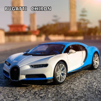 Maisto 1:24 Bugatti Chiron carro Desportivo versão Modificada Fundido Carro Liga de Metal Modelo de Carro da decoração de exibição de coleta presentes