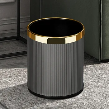 Papel Cesto de Lixo domiciliar Pode Wc de Armazenamento Grande Sala de Caixotes do Lixo Pode colocar Gadget de Ouro Quarto Cubo, Basura Cocina Casa SY50TC