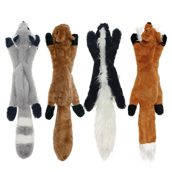 Engraçado Pelúcia Animais de estimação Squeaky cão Brinquedos do Animal de Forma a Fox Leão Coelho Soft Pequeno Médio Cães Mastigar Internective de Brinquedo Acessórios para animais