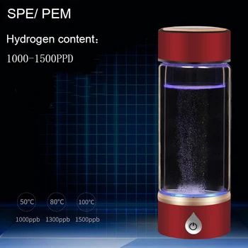 Novos SPE/ PEM de Hidrogênio Ricos Gerador de Ionizer da Água do Frasco Separado H2 e O2 Puro Alto de hidrogênio garrafa PET de Uso