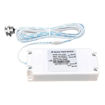 AC85-250V Switch de Sensor IV Infravermelho Interruptor de Luz Para as Lâmpadas LED Tiras de LED do Sensor de Movimento do Lado de Onda