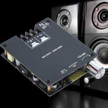 Digital Bluetooth Amplificador de Potência Conselho MA12070P 2X80W de Alta Potência BT5.0 Estéreo Classe D Amplificador De Potência De Áudio Do Conselho