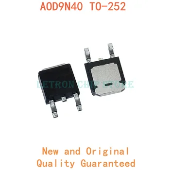 10pcs AOD9N40 A-252 D9N40 TO252 MOSFET N-CH 400V 8A original e novo IC