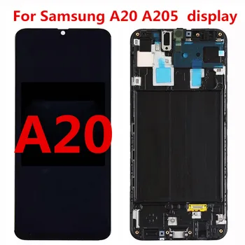Para Samsung A20 A205 SM-A205F Display LCD Touch Screen Para Samsung A20 A205 A205F Tela Display LCD