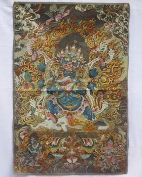 Colecionáveis Tradicional do Budismo Tibetano no Nepal Thangka de Buda pinturas ,tamanho Grande, o Budismo de seda, brocado pintura p0