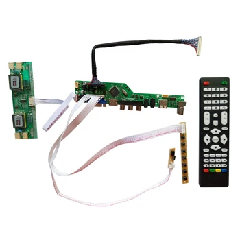 T. V56.031 Universal HDMI USB AV VGA ATV PC LCD Placa de Controlador para 17inch 1920x1200 LQ170M1LA04 2CCFL LVDS Monitor Kit