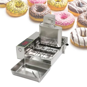 5.5 L Da Quatro-Fileira De Donut Máquina Para Fazer Roscas Em Cake Shop Flor Em Forma Redonda De Anel Que Forma A Máquina