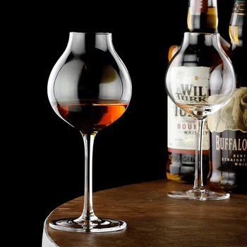 2PCS grã-Bretanha, o Barman Profissional Scotch Whisky Cálice de Cristal Xícara de Broto de Uísque Chivas Regal de Degustação de Vinho de Vidro Barra T