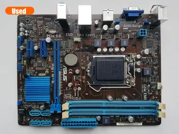 Usado,original Asus H61M-E Desktop placa Mãe H61 Soquete LGA 1155 i3 i5 i7 DDR3 16G Micro-ATX