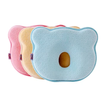 Alta Qualidade 1PC Bebê Travesseiro Anti-roll Cabeça Almofada Recém-Apoio de Cabeça com Capa de Veludo produtos para bebês